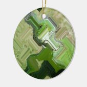 Ornement En Céramique Iguana verte (Gauche)