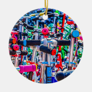 Ornement En Céramique Il Est Temps D'Acheter Un Scooter