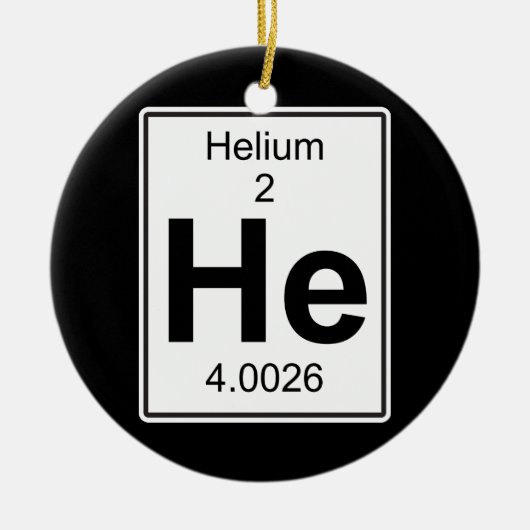 Ornement En Céramique Il - hélium (Devant)
