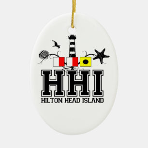 Ornement En Céramique Île principale OVALE d'AHilton de RIVAGE