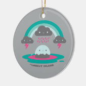 Ornement En Céramique Île triste 2 (Gauche)