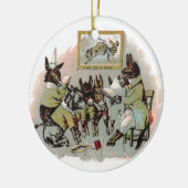 Ornement En Céramique Illustration d'antiquité d'école d'âne (Gauche)