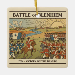 Ornement En Céramique Illustration de la bataille de Blenheim