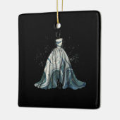 Ornement En Céramique Illustration de mode de robe de soirée # (Gauche)