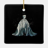 Ornement En Céramique Illustration de mode de robe de soirée # (Dos)