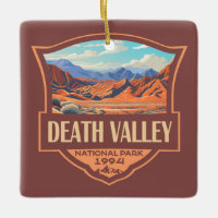 Illustration du parc national de Death Valley Retr