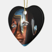 Ornement En Céramique Illustrations de Dali 3d sur des marchandises (Gauche)