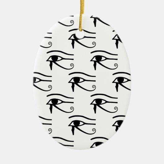 Ornement En Céramique Ils Oeil De Horus Motif (Devant)