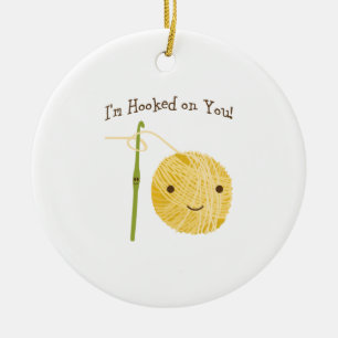 Ornement En Céramique I'm Hooked on You!