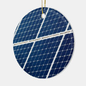Ornement En Céramique Image amusante d'un panneau solaire (Gauche)