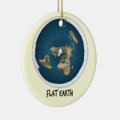 Ornement En Céramique Image de la terre plate (Droite)