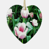 Ornement En Céramique Image des tulipes roses (Droite)