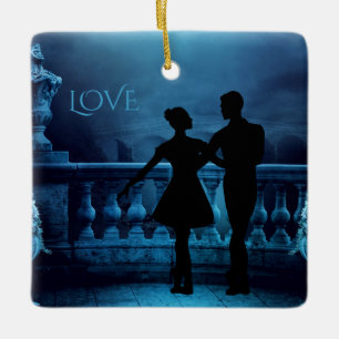 Ornement En Céramique Imaginaire Enchanteur Ballerina Dance Couple
