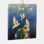 Ornement En Céramique Imaginez la paix (Droite)