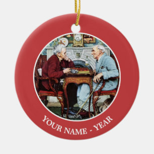 Ornement En Céramique Imbécile d'avril, 1943