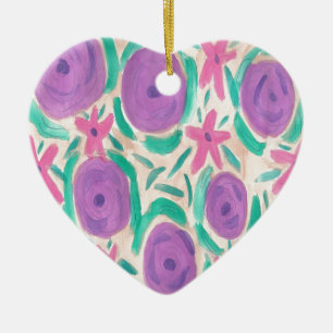 Ornement En Céramique Impression Beachy Boho