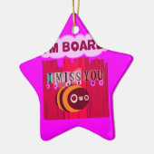 Ornement En Céramique Impression d'abeilles (Gauche)