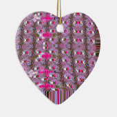 Ornement En Céramique Imprimer l'art Motif Abstrait dense et complexe (Droite)