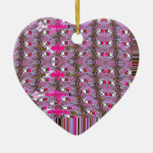 Ornement En Céramique Imprimer l'art Motif Abstrait dense et complexe