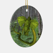 Ornement En Céramique Incroyable éléphant Python (Droite)