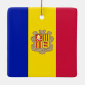 Ornement En Céramique Indicateur Andorre (Dos)