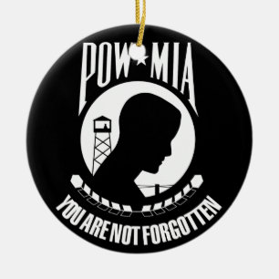 Ornement En Céramique Indicateur POW MIA