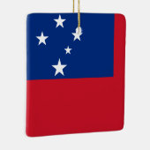 Ornement En Céramique Indicateur Samoa (Droite)