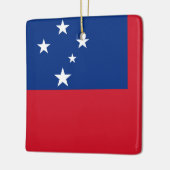 Ornement En Céramique Indicateur Samoa (Gauche)