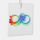 Ornement En Céramique Infinity avec Rainbow Jellyfish (Droite)
