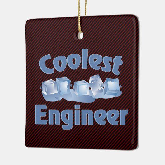 Ornement En Céramique Ingénieur le plus froid glace (Gauche)