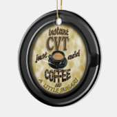 ORNEMENT EN CÉRAMIQUE INSTANT CVT AJOUTER CAFÉ NOËL ORNAMENT (Gauche)