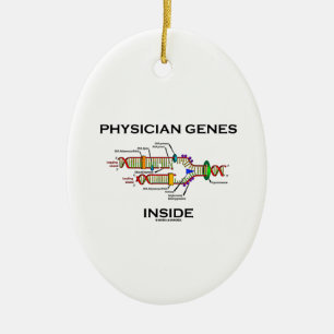 Ornement En Céramique Intérieur de gènes de médecin (reproduction d'A