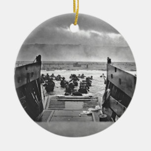 Ornement En Céramique Invasion de la Normandie au le jour J - 1944