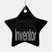 Ornement En Céramique Inventeur Extraordinaire (Devant)