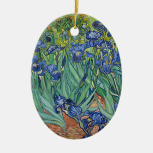 Ornement En Céramique Irises par Van Gogh