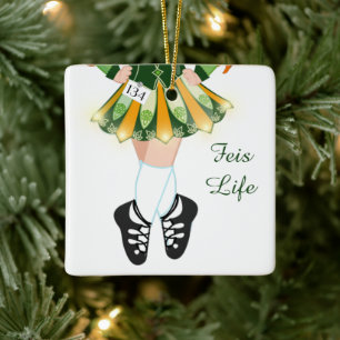 Ornement En Céramique Irish Dance Feis Competition Feis Life Christmas