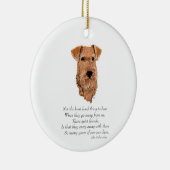 Ornement en céramique irlandais Terrier Rainbow Br (Droite)