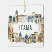 Ornement En Céramique Italie Architecture Italia (Gauche)