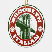 Ornement En Céramique Italiens de Brooklyn New York (Gauche)