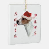 Ornement En Céramique Jack Russell Terrier Père Noël Paws (Droite)
