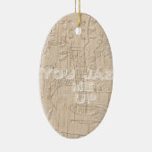 Ornement En Céramique J'adore Jazz Hakuna Matata Céramique Ornement (Droite)