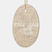 Ornement En Céramique J'adore Jazz Hakuna Matata Céramique Ornement (Gauche)