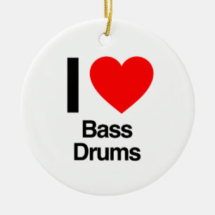 Ornement En Céramique j'adore les basses tambours