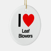 Ornement En Céramique j'adore les souffleurs de feuilles (Droite)