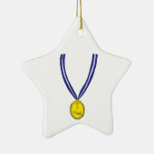 Ornement En Céramique J'ai essayé la médaille (Droite)