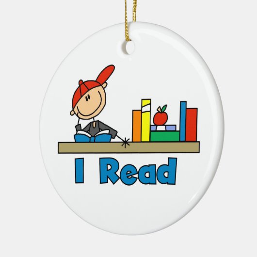 Ornement En Céramique J'ai lu (Gauche)
