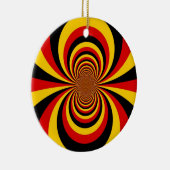 Ornement En Céramique J'aime l'Allemagne (Droite)