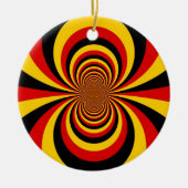 Ornement En Céramique J'aime l'Allemagne (Devant)