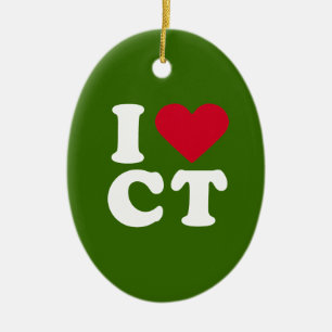 ORNEMENT EN CÉRAMIQUE J'AIME LE CT