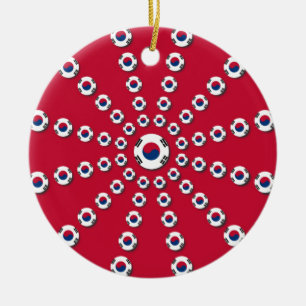 Ornement En Céramique J'aime le rouge